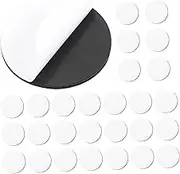 GARVALON 30 Pairs Double Sided Adhesive Cushion Grippers Non Slip Rug and Bed Pads Strong Adhesive Carpet Tape for Use and Removable Design