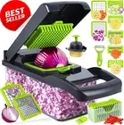 Vegetable Chopper, 16-in-1, Multifunction, Slicer, Dicer, Chopper