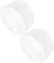 [TOVINANNA] 2PCS Unisex Chef Hats Breathable Caps for Professional Chefs Home Cooks Stylish Kitchen Headwear for Restaurants Hotels and Cafes White