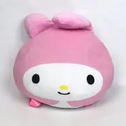 Original Hello Kitty Sanrio My Melody Plush Head Backpack Super Soft & Cuddly