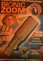 Bionic Zoom - Compact Optical Grade Viewing Scope, 8x Zoom - As Seen on TV GR11