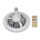 Small Ceiling Fan With RC Light E27 Lamp Holder Speed Enclosed Fan 85-265V GRS