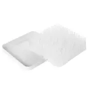 Boon White Grass Drying Rack Holder for Baby Bottle Utensils Countertop Dryer