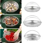 Steamer Basket Veggie Steamer Basket Washing Bowl Multifunctional Large Capacity