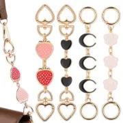 4 Pcs Metal Chain Purse Strap Replacement Handbags Straps Miss Women's
