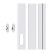 Portable Air Conditioner White Window Slide Kit Plate with Screws