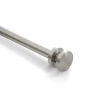 Extending Curtain Rod Circle Finial Set 160~300cm