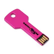 Bestrunner 2GB USB Metal Key Drive Flash Memory Drive Thumb Design Pink