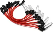 8pcs 48322R Ignition Spark Plug Wire Kit Set Cable Fit For Chevrolet Fit For Avalanche Fit For GMC Fit For Envoy Fit For Yukon Fit For XL Fit For Pontiac Fit For Grand Fit For Prix Fit For GTO Fit For