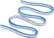 OLYCRAFT 36 Inch Flexible Curve Ruler Sewing Tailor Tape Measure Ideal for Engineering Drawing Design Graphics Garment Design All Kinds of Painting Teacher Gift