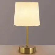 Small Cordless LED Desk Lamp,5000mAh Rechargeable Light,Portable Touch Gold