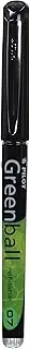 Pilot Begreen Recycled Greenball 7 Liquid Ink Rollerball 0.7 mm Tip - Black, Box of 10