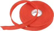 uxcell 3/4 Inch Single Fold Bias Tape Polyester Continuous Bulk Bias Tape for Sewing, Seaming Quilting Hemming Binding Crafts (Red 25 Yards)