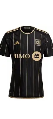 New LAFC Adidas 2024 Season Climalite Home Black Jersey Youth XL 18-20