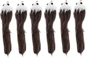 Totority 6pcs Plush Catnip Mouse Interactive Squeaker Mice for Kittens Soft and Stimulating Plaything for Indoor Cats Engaging Feline Fun Present for Cat Lovers
