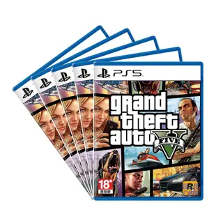 PS5 俠盜獵車手 5 中文版 BlueOne電玩 GTA5 遊戲片 全新現貨