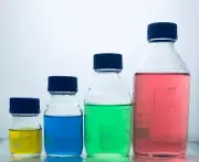 Reagent Bottle set, Clear Borosilicate Glass, Screw Cap, 100, 250, 500, 1000ml