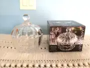 Circleware Jubilee Glass Candy Dish with Lid 4.65x5.91 (New in Box)