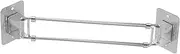 Mikinona Upgrade Your Camper Bathroom Adjustable Storage Rod Rv Shower Corner Shelf Sturdy and Space-saving