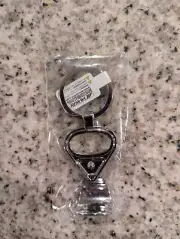 Pull Tab Bottle Opener KEY Ring keychain Smooth Silver Zinc Alloy Bottle Open
