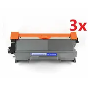 3 x Toner Cartridge Generic For Brother TN2030 / TN2010 Black