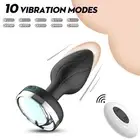 Remote Anal Plug Vibrating Butt Beads Vibrator Prostate Massage Sex Toys for Men