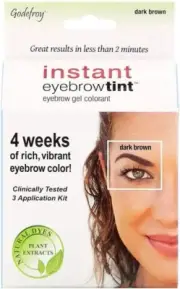 Godefroy Instant Eyebrow Tint Botanicals 3 Applications - Dark Brown