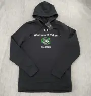 Under Armour Sweater Adult Medium Black Hustle Fleece Hoody Whatever It Takes M