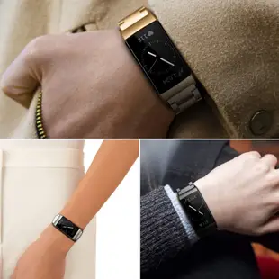 Fitbit Charge 3 錶帶 charge 4 金屬錶帶 Charge 2 三株錶帶 Charge3 不鏽鋼錶帶