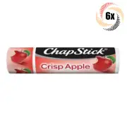 6x Sticks ChapStick Crisp Apple Natural Lip Butter | .15oz | Fast Shipping!