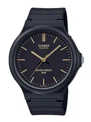 Casio Analog Resin Strap Black Dial Japan Mov't Quartz MW240-1E2V 50M Mens Watch