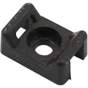 Aeroflow Cable Tie Screw Mounts 16mm X 10.7mm M3 Hole Pa66 50 Pack - AF98-9986-50