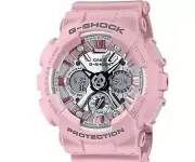 Casio G-Shock Women's Analog/Digital Watch Pink Resin GMAS120NP-4A