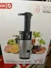 DASH Deluxe Compact Masticating Slow Juicer, Easy to Clean Cold Press Juicer Blk
