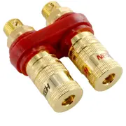 Neotech Dual 30 Amp Gold Speaker Binding Post Banana Plug