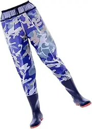 Outanaya Waterproof Pants for Women Camouflage Rain Pants Half Body Design Comfortable Lightweight for Outdoor Use