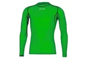 Mitre Neutron Base Layer Compression LS Top Size LY Age 10-12y Sportswear EMRLD