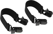 Biker Elastic Boot Stirrup Strap Motorcycle Strong Metal Leg Clamp Pant Clip