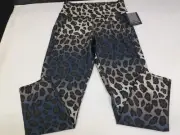 NWT Cycle House Womens Techno Lite Leggings Multicolored Cheetah L #7197
