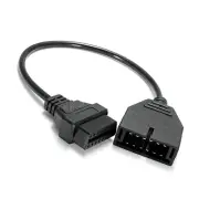 OBD1 Scanner Connector, 12 Pin to OBD1 to OBD2 16 Pin Connector, Scanning Dia...