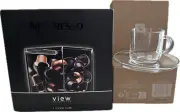 Nespresso Lot of (2) Vertuo Espresso Cup w Saucer and (1) View Cube