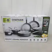 Brand new GreenPan Chatham 10 pc Healthy Ceramic Nonstick Cookware