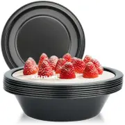 5 inch Mini Pie Pan, 8 Pack Nonstick Small Round Cake Bread and Meat Pie Tins...