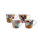 Bundanoon New Bone China Coffee & Tea Mugs - 400ml Abstract Paradise