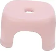 FONDOTIN Small Bathroom Stool Step Stool for Bathroom Helper Non Slip Plastic Design for Potty Training Shoe Changing and Kitchen Use Elegant