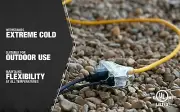 Coleman Cable 12/3-Wire Gauge Tri-Source SJEOW Outdoor Vinyl Extension Cord,...