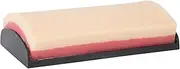 Training Suture Pad Skin Model Practice with Curved Base, 7.1 X 3.9 X 2in Anti Slip Rubber Stoppers 3 Layers Reusable for Student Nurse, Simulation Human Skin Incision Suture