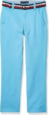 Tommy Hilfiger Boys' Flat Front Pant no belt