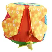 Learn to Zip Tie Lace Cube Kids Life Skill Developmental Puzzle Toy Age 2+