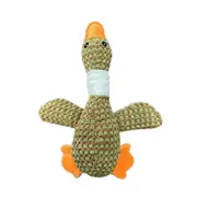 Dog Chew Toy Plush Wild Goose Shape to Chewing Teeth and Making Sounds Toy Cat and Dog Interactive Toy B